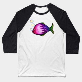 F is for Fish Baseball T-Shirt